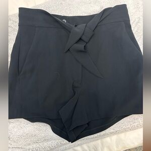 A.L.C. High Waist Black Women's Shorts